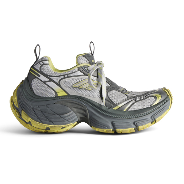 Sneaker: Balenciaga 10XL Sneaker In Grey Yellow