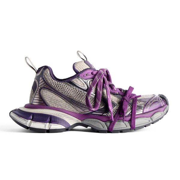 Sneaker: Balenciaga 3XL Sneaker In Purple Silver