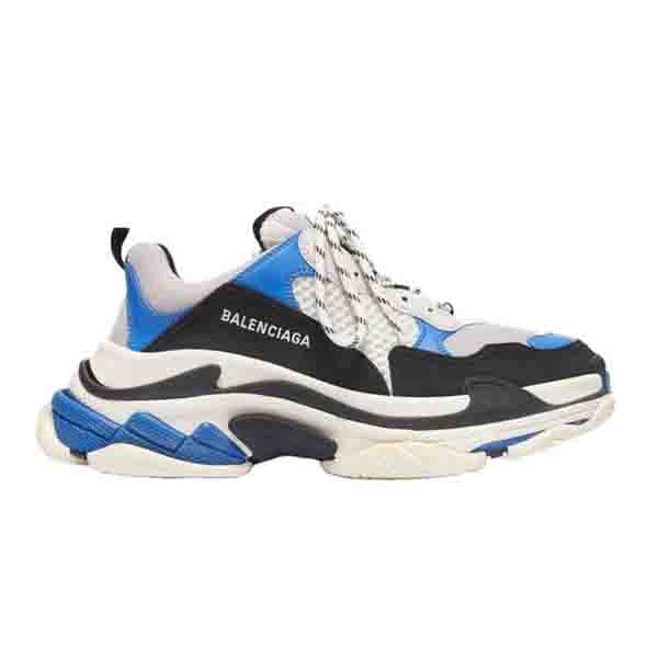 Sneaker: Balenciaga Triple S Black Blue