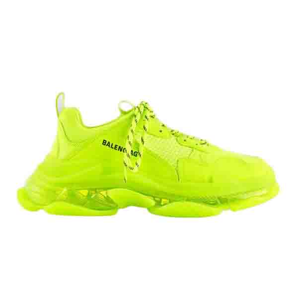 Sneaker: Balenciaga Triple S Clearsole Fluo Yellow